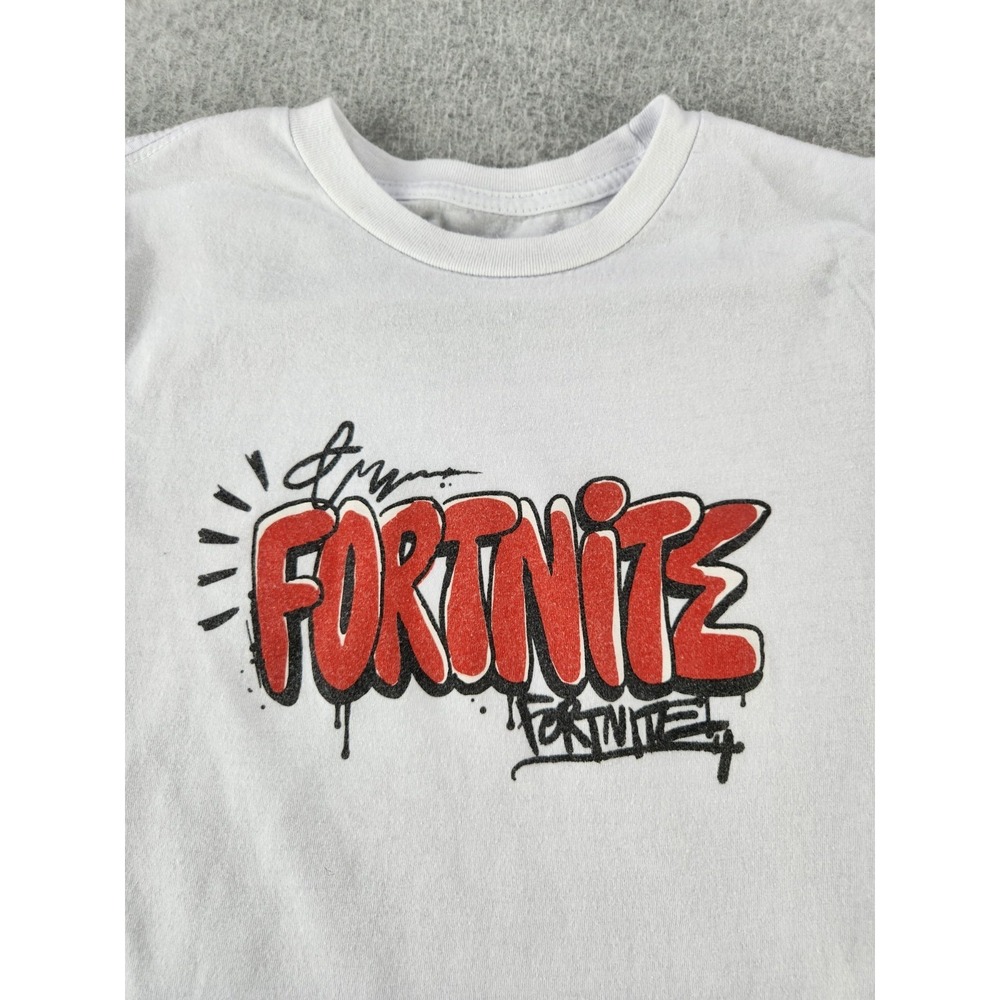 Fortnite Shirt Boys Youth Medium 6/8‎ Video Game Short Sleeve Graphic T-Shirt FN - Picture 3 of 8